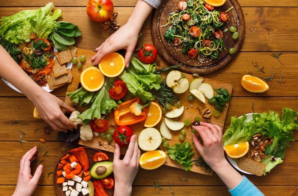 fruits and vegetables