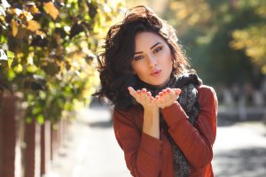 portrait of a young womn